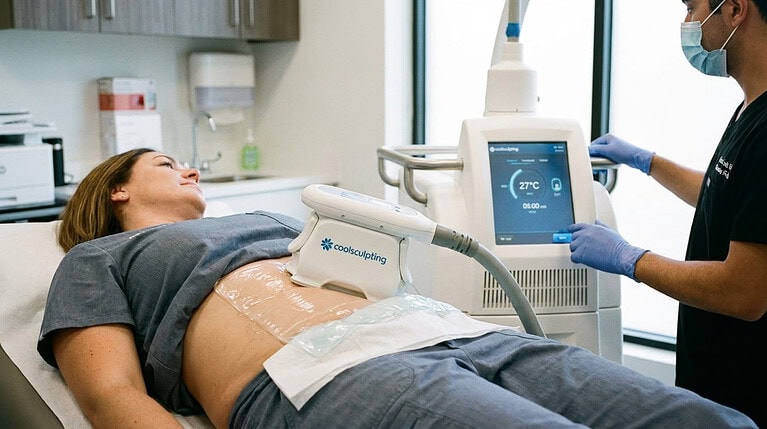 CoolSculpting am Bauch